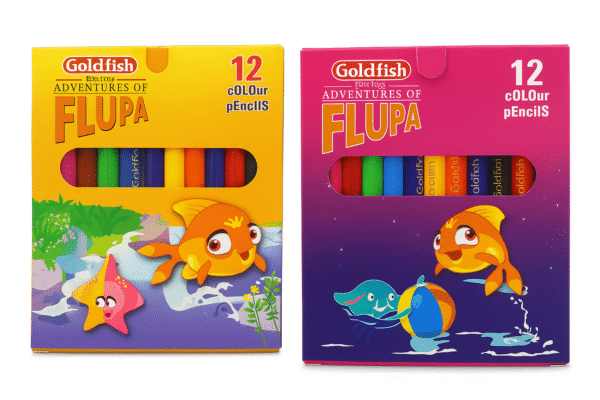 flupa colours pencils (half size 12 pcs)