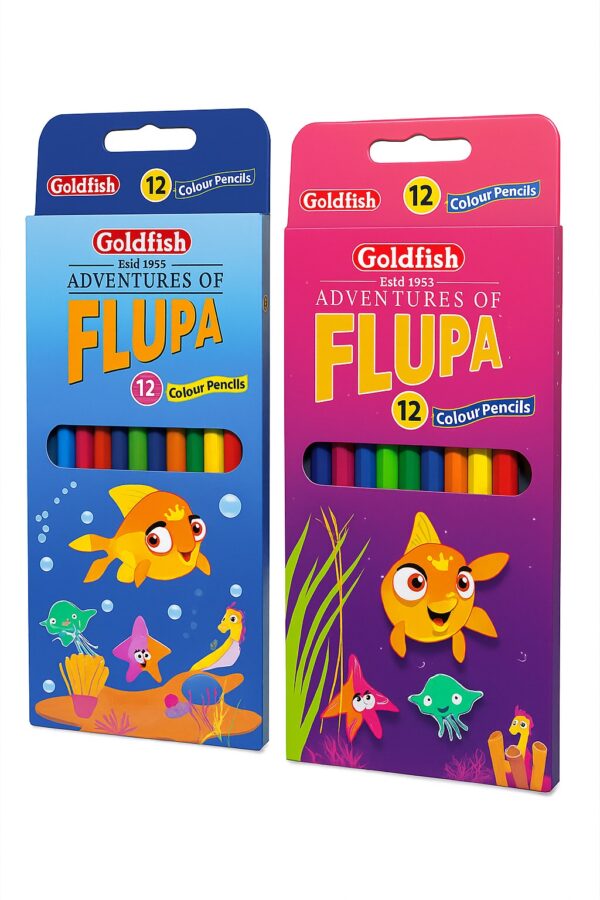 flupa colours pencils (full size 12 pcs)