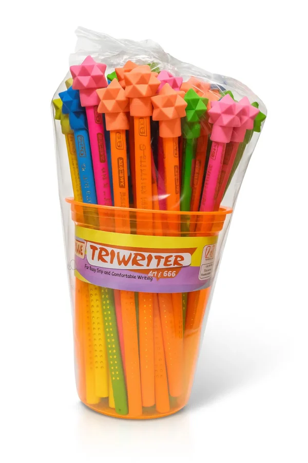 dux pencil with fancy eraser (1 jar 48 pcs)